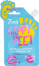 Krem na pięty i palce z masłem shea - 7 Days Happy Feet  — Zdjęcie N1