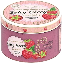 Myjący peeling do ciała z olejem z pestek malin - Vollare VegeBar Cleansing Body Scrub Spicy Berry — Zdjęcie N2