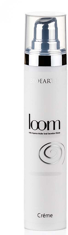 Krem do twarzy z ekstraktem ze śluzu ślimaka (79%) - Bioearth Loom Snail Secretion Light Face Cream — Zdjęcie N2