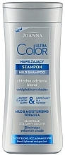 Kup Nawilżający szampon eliminujący żółtawy odcień włosów - Joanna Ultra Color Shampoo Mild And Moisturising Formula