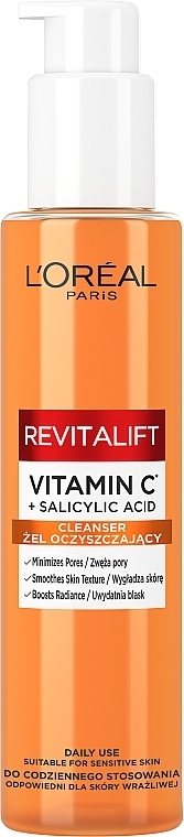 Pianka do mycia twarzy - L'Oreal Paris Revitalift Vitamin C Cleanser