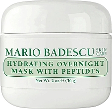 Nawilżająca maska na noc z peptydami - Mario Badescu Hydrating Overnight Mask with Peptides — Zdjęcie N1