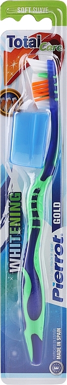 Miękka szczoteczka do zębów, zielono-niebieska - Pierrot — Zdjęcie N1