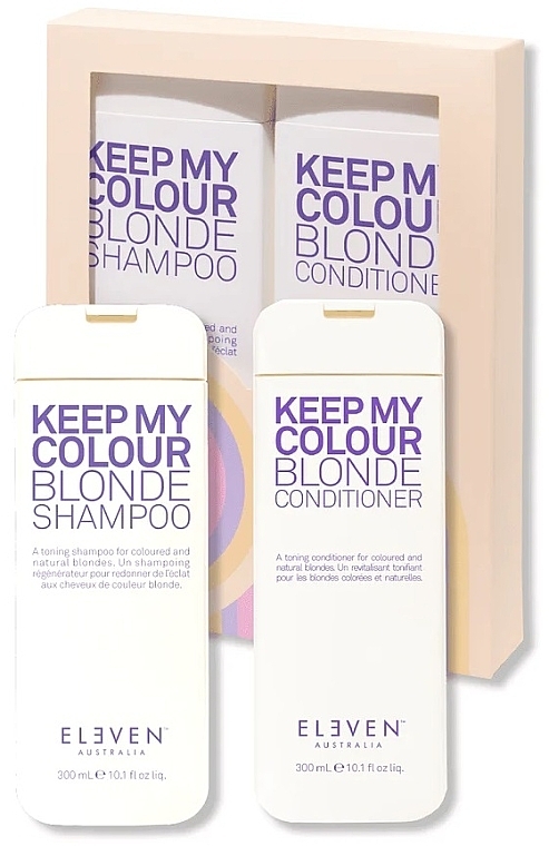 Zestaw - Eleven Australia Bestie Blonde Duo (shm/300ml + cond/300ml) — Zdjęcie N2