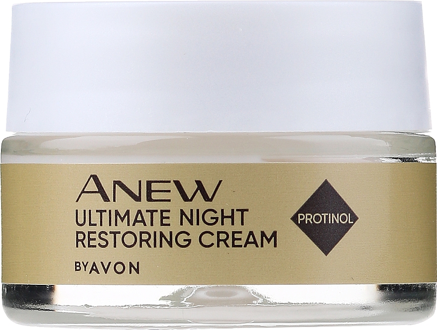 Ujędrniający krem do twarzy na noc z protinolem - Anew Ultimate Night Restoring Cream With Protinol — Zdjęcie N3