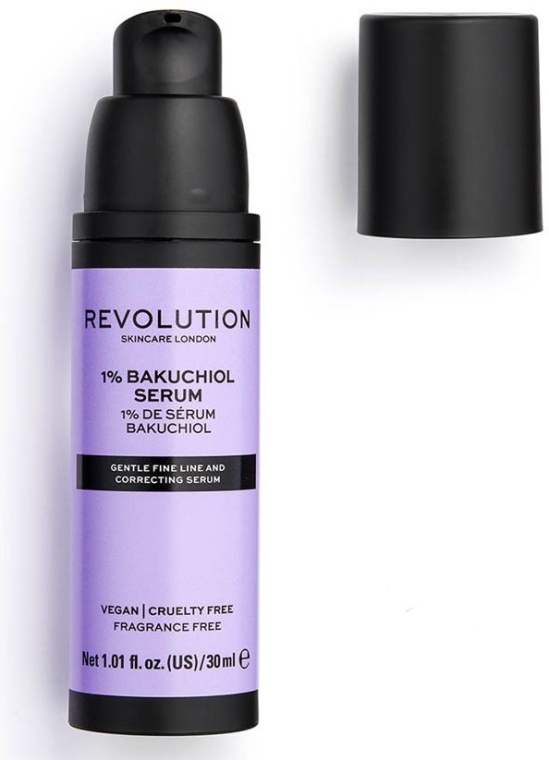 Korygujące serum z bakuchiolem do twarzy - Makeup Revolution Skincare 1% Bakuchiol Serum — Zdjęcie N1