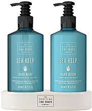Kup Zestaw - Scottish Fine Soaps Sea Kelp Set Recycled Bottles (liq/soap/300ml + h/lot/300ml)