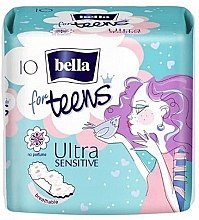 Kup Podpaski For Teens Sensitive Extra Soft, 10 szt. - Bella