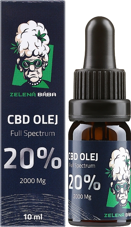 	Olej konopny o pełnym spektrum 20% - Zelena Baba CBD 20% Full Spectrum 2000Mg — Zdjęcie N2