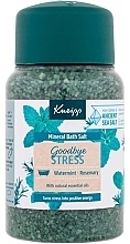 Kup PRZECENA! Sól do kąpieli Pożegnaj stres - Kneipp Goodbye Stress Rosemary & Water Mint Bath Salt *