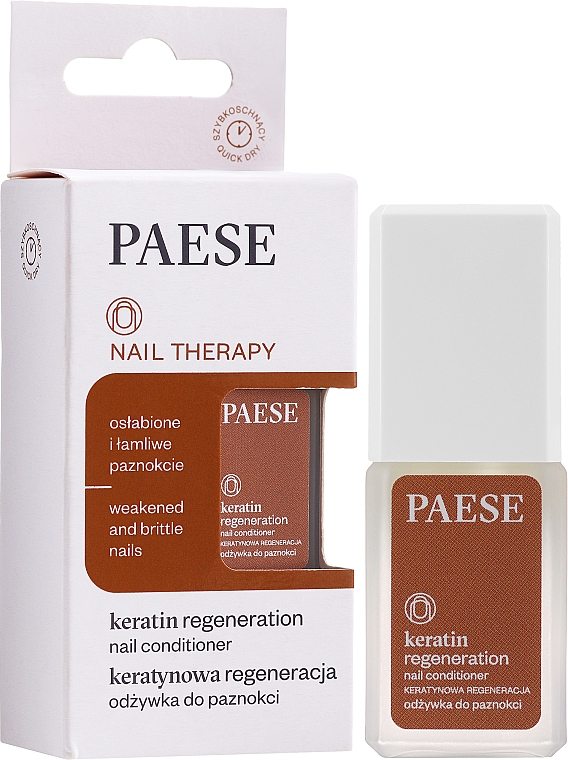 Odżywka do paznokci - Paese Nail Therapy Keratin Regeneration Nail Conditioner — Zdjęcie N2