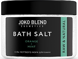 Kup Sól do kąpieli z Morza Martwego Pomarańczowa Mięta - Joko Blend Bath Salt