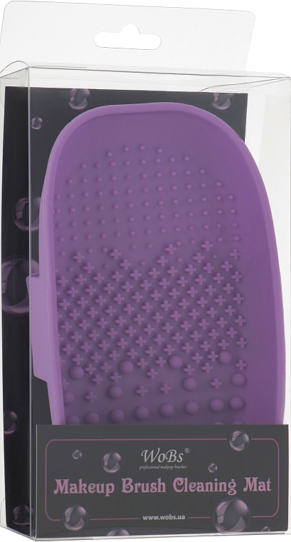 Silikonowa mata do czyszczenia pędzli - WoBs Makeup Brush Cleaning Mat — Zdjęcie N3