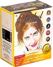 Henna do włosów, żółta - Herbul Yellow Henna — Zdjęcie N1