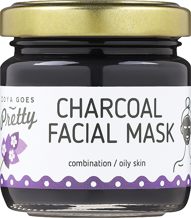 Maseczka do twarzy z węglem drzewnym - Zoya Goes Charcoal Facial Mask  — Zdjęcie N1