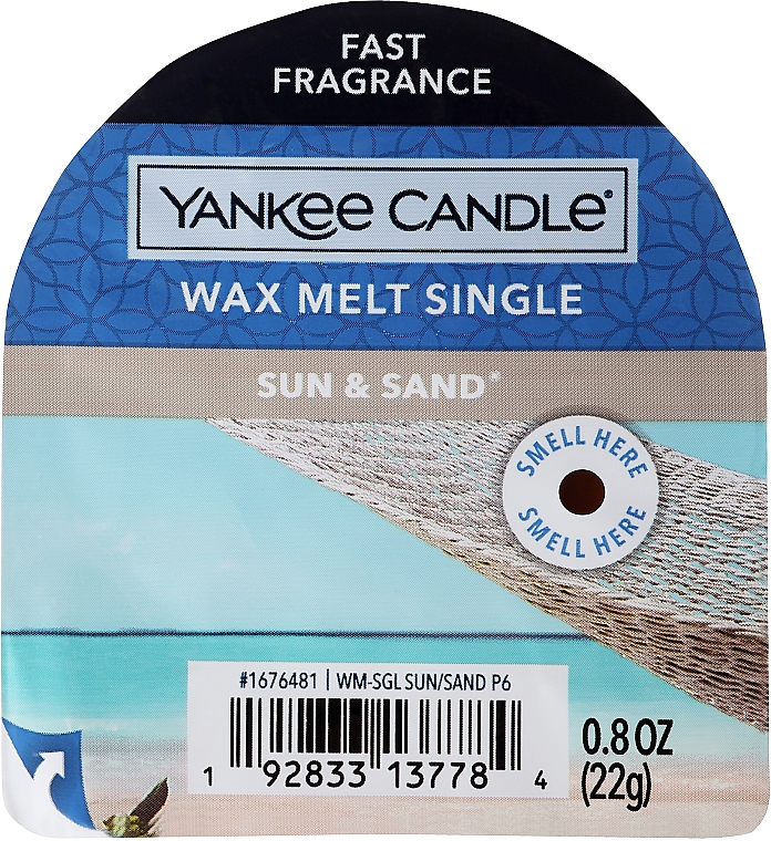 Wosk zapachowy - Yankee Candle Classic Wax Sun & Sand  — Zdjęcie N1
