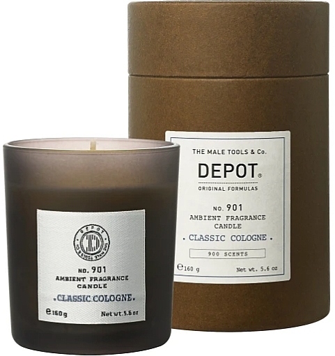 Klasyczna świeca o zapachu wody kolońskiej - Depot 901 Ambient Fragrance Candle  — Zdjęcie N1