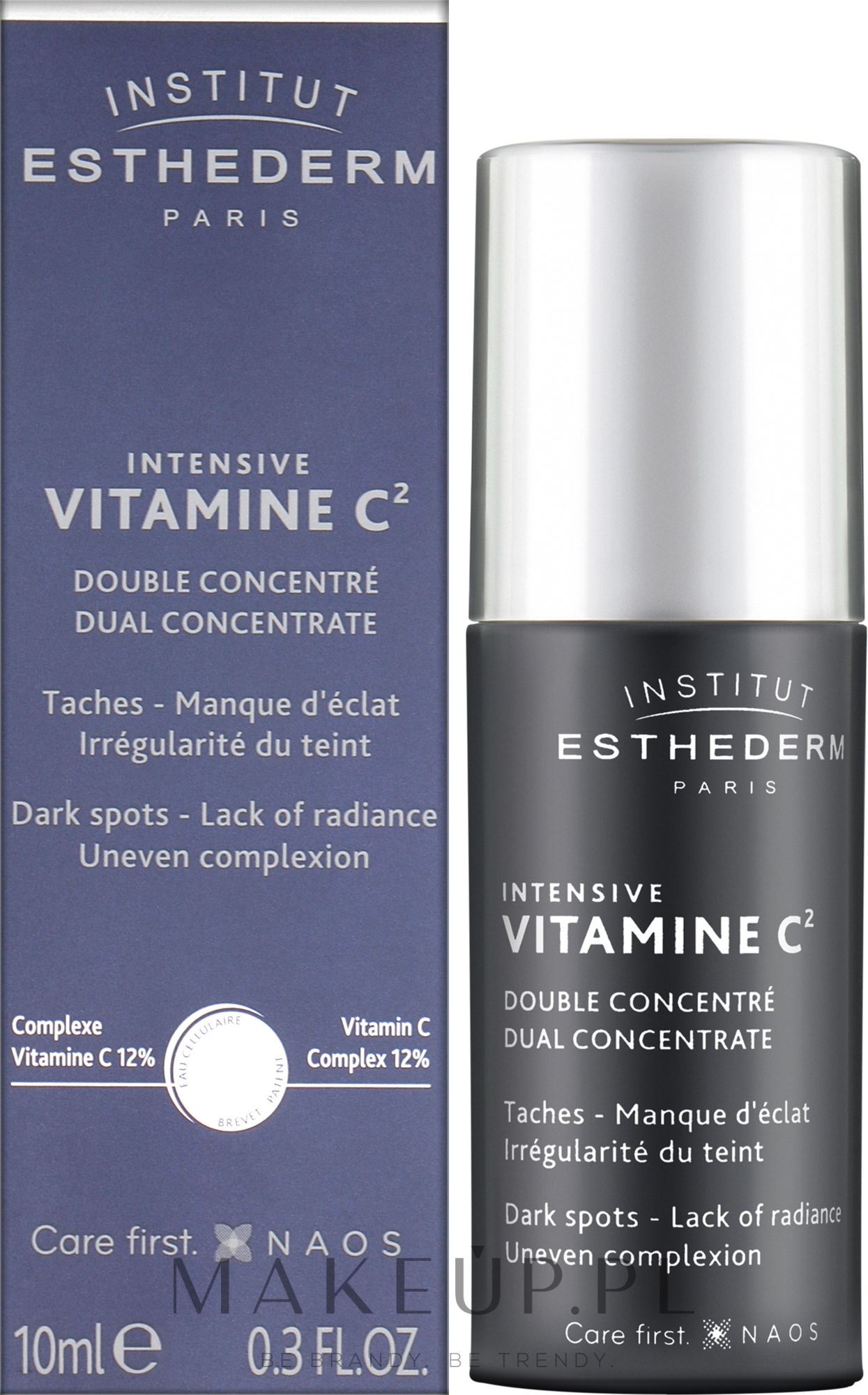 Koncentrat do twarzy - Institut Esthederm Intensive Vitamin C2 Dual Concentrate — Zdjęcie 10 ml