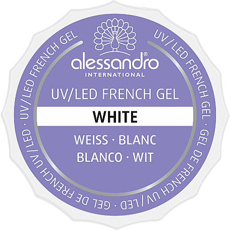 Żel do paznokci - Alessandro International French Gel White — Zdjęcie N1