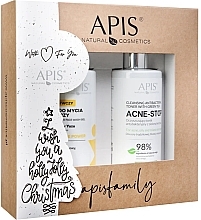 Zestaw - APIS Professional Ceramide Power Gift Set (f/gel/300ml + f/toner/300ml) — Zdjęcie N1