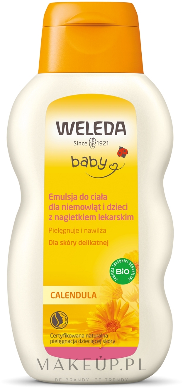 Nagietkowy lotion do ciała dla dzieci - Weleda Baby Calendula Body Milk — Zdjęcie 200 ml