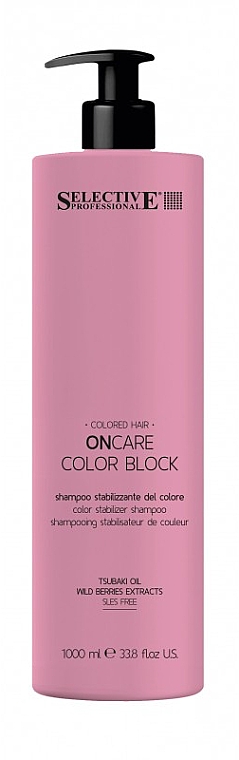 Szampon chroniący kolor włosów - Selective Professional OnCare Color Block Shampoo — Zdjęcie N2