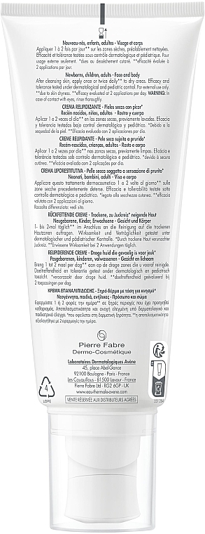 Krem do twarzy i ciała do skóry suchej - Avène XeraCalm A.D Lipid-replenishing Cream — Zdjęcie N2