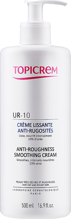 Zmiękczający krem do szorstkiej skóry - Topicrem UR-10 Anti-Roughness Smoothing Cream