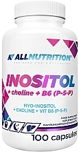 Suplement diety Inozytol, cholina, witamina B6 - Allnutrition Inositiol + Choline + B6 (P-5-P) — Zdjęcie N1