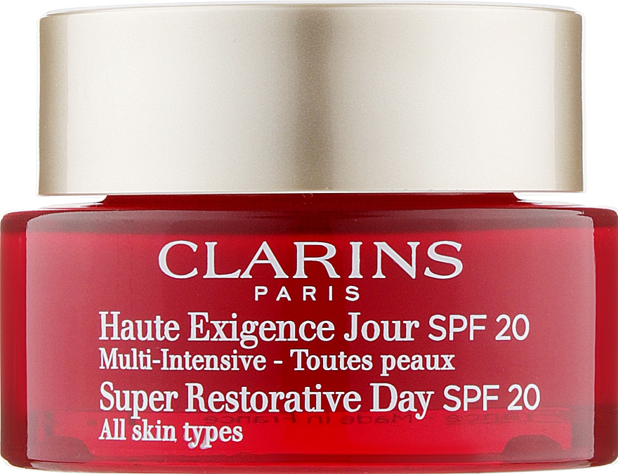 Intensywnie regenerujący krem na dzień do każdego typu cery - Clarins Super Restorative Day Cream SPF 20 — Zdjęcie N1