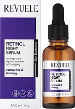 Serum do twarzy na noc z retinolem - Revuele Retinol Night Serum — Zdjęcie N2