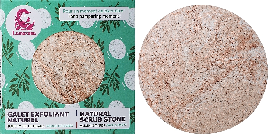 Naturalny kamień peelingujący do twarzy i ciała - Lamazuna Natural Scrub Stone — Zdjęcie N2
