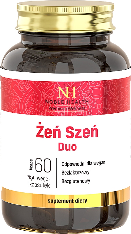 Suplement diety Żeń-szeń duo - Noble Health Ginseng Duo — Zdjęcie N1