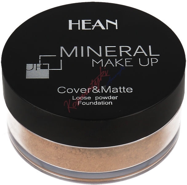 Mineralny podkład w pudrze - Hean Mineral Make Up Cover&Matte Loose Mineral Powder