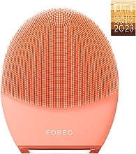 Szczoteczka do czyszczenia dla zrównoważonej skóry twarzy - Foreo Luna 4 Balanced Skin Peach — Zdjęcie N1