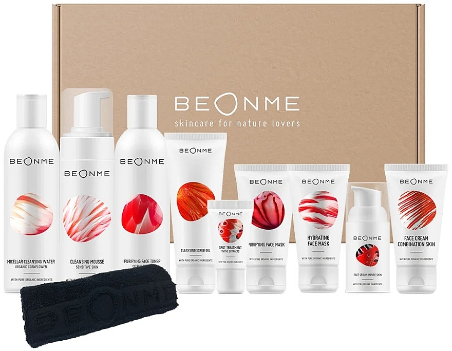 Zestaw, 9 produktów - BeOnMe Dry & Sensitive Skin Routine Set — Zdjęcie N1