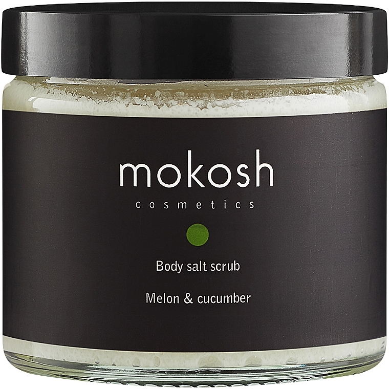 Peeling solny do ciała Melon z ogórkiem - Mokosh Cosmetics Body Salt Scrub Melon & Cucumber