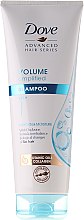 Kup Szampon dodający objętości włosom cienkim - Dove Advanced Hair Volume Amplified Shampoo Step 1