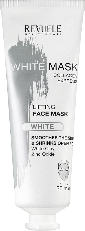 Biała maska liftingująca do twarzy - Revuele White Mask Lifting Face Mask — Zdjęcie N1