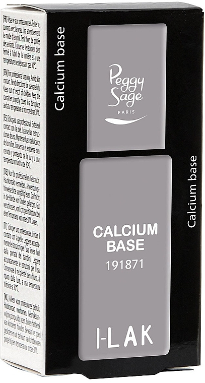 Baza z wapniem do polerowania hybrydowego - Peggy Sage Semi-Permanent Calcium Base — Zdjęcie N2