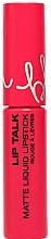 Matowa szminka w płynie - BH Cosmetics Lip Talk Matte Liquid Lipstick — Zdjęcie N1