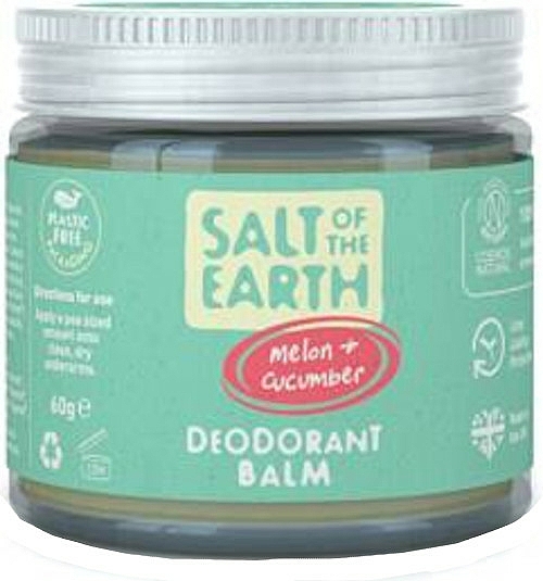 Naturalny balsam dezodorujący - Salt Of The Earth Melon and Cucumber Balm — Zdjęcie N1