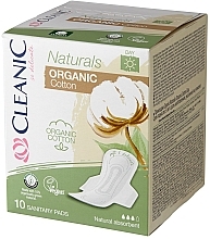 Wkładki higieniczne z bawełny organicznej, 10 szt. - Cleanic Naturals Organic Cotton — Zdjęcie N2