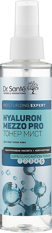 Tonik do twarzy w mgiełce - Dr Sante Hyaluron Mezzo Pro Toner Mist — Zdjęcie N1