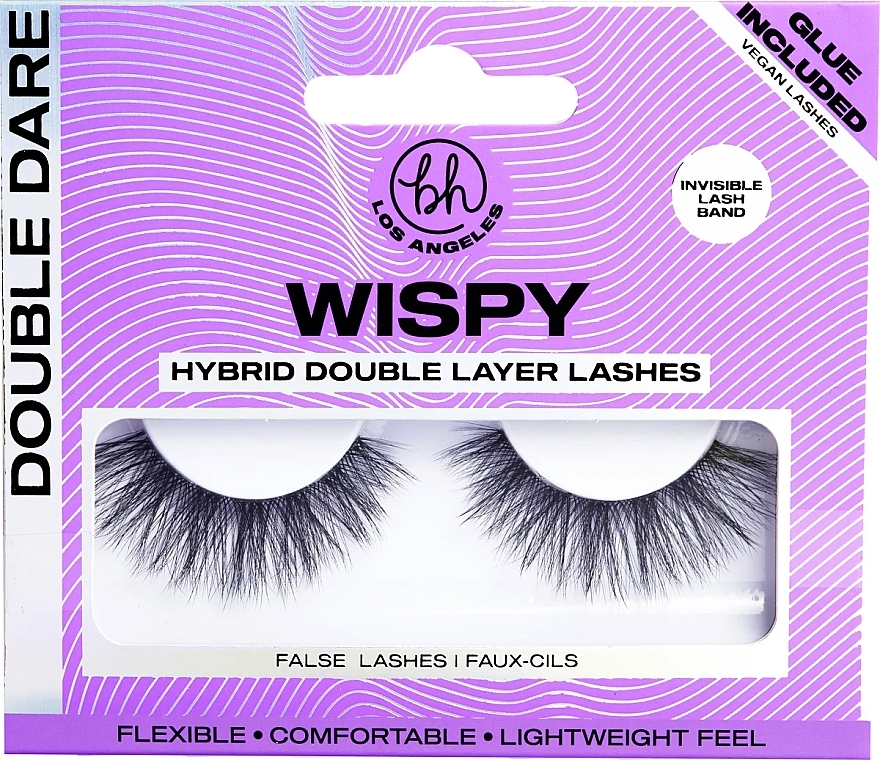 Sztuczne rzęsy - BH Cosmetics Wispy Hybrid Lashes Double Dare — Zdjęcie N1