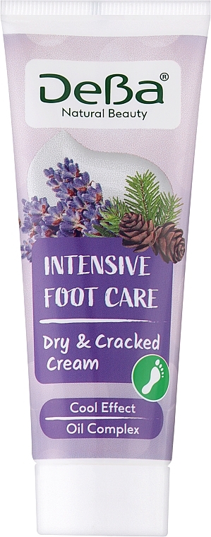 Krem do stóp z lawendą - DeBa Natural Beauty Intensive Foot Care Cream — Zdjęcie N1