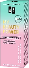 Wygładzające serum-booster do twarzy Niacynamid 10% - AA My Beauty Power Niacinamide 10% Smoothing Serum-Booster — Zdjęcie N4