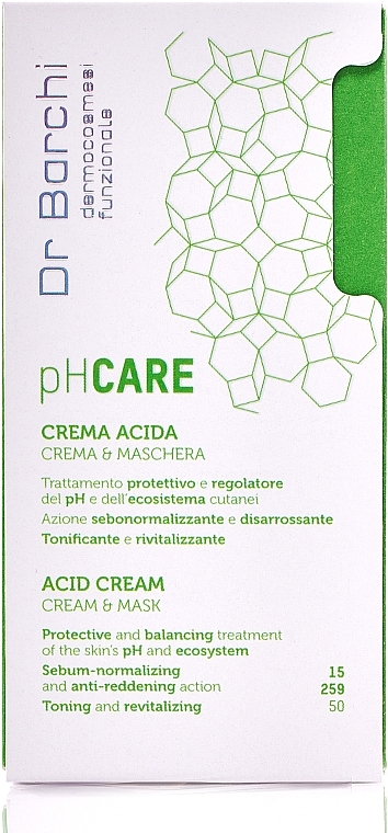 Krem-maska ​​do twarzy - Dr. Barchi pH Care Acid Cream — Zdjęcie N3