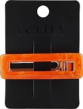 Kup Spinka prostokątna, pomarańczowa - Lolita Accessories
