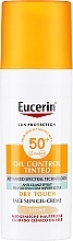 Żel-krem tonujący do twarzy - Eucerin Oil Control Dry Touch Tinted Sun Gel-Cream Light SPF50+ — Zdjęcie N1